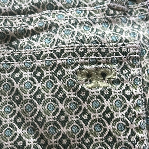 Tory Burch Womens 24 Mia Botanical Cropped Pants Skinny Floral Runway Collection - Picture 4 of 10